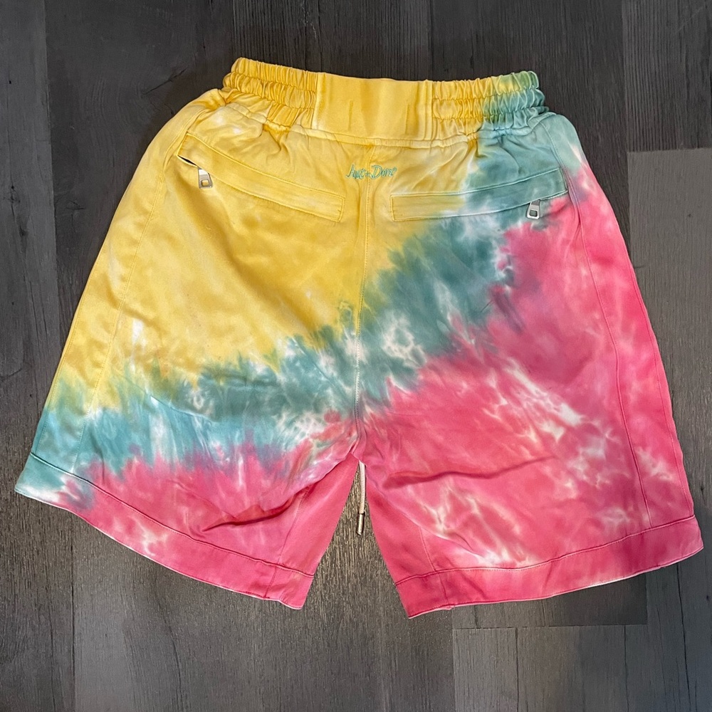 Just Don Tie Dye Silk Shorts (Unisex)